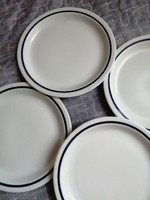 Kék csíkos menza tányér 4 darab