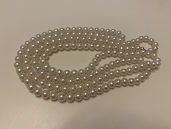 Extra long string of pearls 130 cm pearl necklace