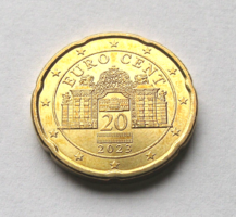 Austria - 20 euro cent - 2023 - belvedere palace