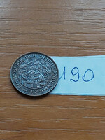 Netherlands 1 cent 1939 Queen Wilhelmina, bronze, 190.