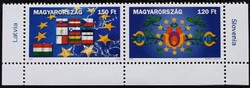 S4739-40c5  /  2004  Egyesült Európa alsó bélyegcsík postatiszta