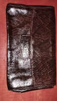 Antique snakeskin handbag