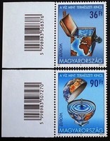 S4608-9k /  2001  Europa : A víz mint nemzeti kincs bélyegsor postatiszta vonalkódos