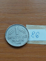 Germany nszk 1 mark 1959 j hamburg, copper-nickel 144.