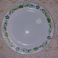Alföldi zöld magyaros mintás porcelán tányérok