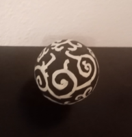 Vintage. Hand-painted porcelain sphere for sale