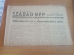 Szabad nép 1947. October 19, 4,000 ft from the legacy of Óbuda