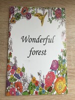 Wonderful forest - adult coloring book a5 new