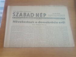 Szabad nép 1947. September 3, 4,000 ft from a legacy to Óbuda