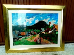 János Deák. Painter from Nagybánya. 80X60cm+frame