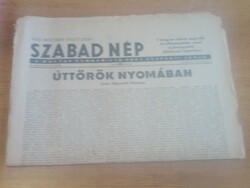 Szabad nép 1948. May 16, 4,000 ft from a legacy to Óbuda