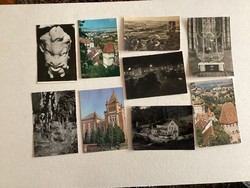 9 postcards. (E).
