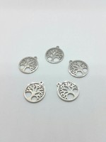 Stainless steel pendant tree of life