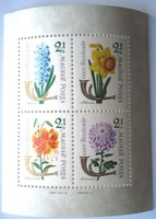 B39 / 1963 Bélyegnap - Virág II. .blokk postatiszta