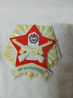 Hollóháza porcelain border guard plaque
