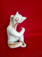 Art deco drasche porcelain teddy bear statue