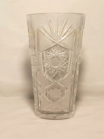 Thick-walled crystal vase