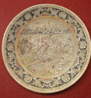 Egyptian patterned metal wall plate