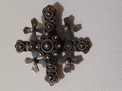 Silver brooch