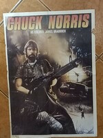 1987-ből  Ütközetben Eltűnt // Chuck Norris // plakát (30x42cm )