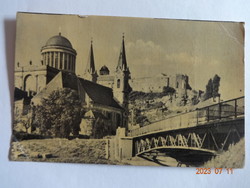 Régi képeslap: Esztergom (1957)