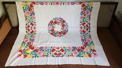 Large printed tablecloth