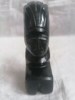 Obsidian statue