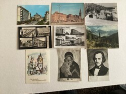 9 postcards. (C).