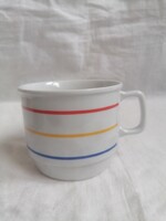 Zsolnay striped porcelain mug