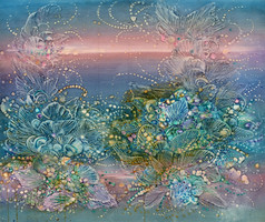 Painter Iván Máriási Masnyik (1928-1997) - sea bloom c. His painting