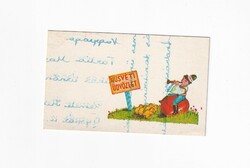 H:36 Easter greeting card-postcard