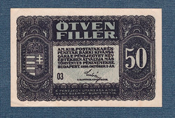 50 Fillér 1920  UNC aUNC