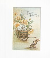 H:39 Easter opening embossed greeting card
