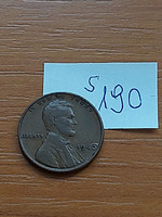 Usa 1 cent 1940 corn penny, lincoln, bronze s190