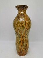 37 cm magas, retro iparművészeti kerámia váza