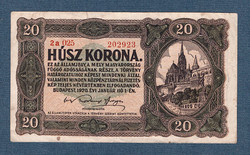 20 Korona 1920 Sötét alapnyomat