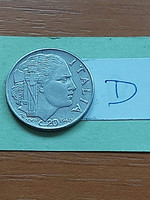 Italy 20 centesimi 1940 xviii. R, knurled, steel, nickel, iii. King Victor Emmanuel #d