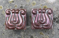 Zsolnay Secession wall tile.