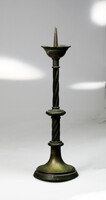 Antique bronze table candle holder 19th century. Marked Samassa laibach