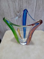 Frantisek zemek rhapsody Czechoslovak art glass vase