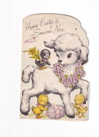 H:35 Easter greeting envelope postcard