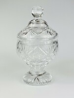Bonbonier / serving tray with crystal lid