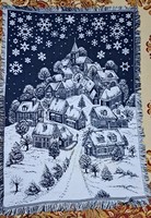 Winter landscape tapestry, tablecloth (l4501)