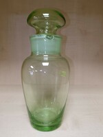 Irizáló zöld patika üveg
