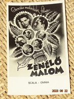 Antique postcard: film - musical mill Szeleczky, Latabár, Csortos, Vaszary, Dayka, etc.