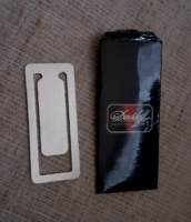 Preserved condition steel money clip in bookmark case