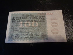 100 millió Mark 1923 , inflációs pénz