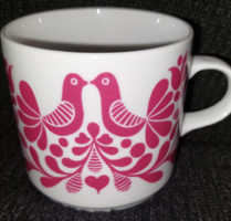 Alföldi porcelain mug with a rare mauve bird