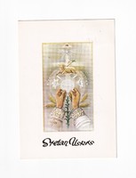 Hv:30 Easter religious greeting card