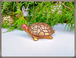 Zsolnay ritka gyűjtői eozin mázas teknős teknősbéka